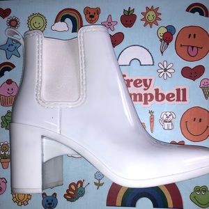 •SOLD• Jeffrey Campbell White Boots